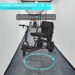 700W Portable Folding 3-Wheel Electric Scooter