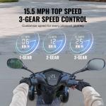 Heavy Duty 4-Wheel Scooter, 40 Mile Range