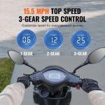 Heavy Duty 4-Wheel Scooter, 31 Miles Range