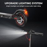 iScooter Electric Scooter, i9MAX Electric Scooters Adult with Bag, 10” Honeycomb Solid Tire E Scooter, 30-40km Range, 3 Speed Mode, Foldable Fast Scooter with APP, Dual Shock Absorption