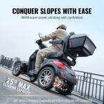 Heavy Duty 4-Wheel Scooter, 31 Miles Range
