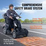 Heavy Duty 4-Wheel Scooter, 31 Miles Range