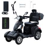 Heavy Duty 4-Wheel Mobility Scooter, 31/40 Mile Range
