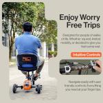 SuperHandy Foldable 3-Wheel Mobility Scooter 13-Mile Range