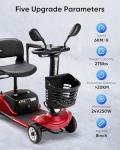 VERPAL Foldable Heavy-Duty Electric Scooter for Adults