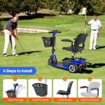 Folding 3-Wheel Electric Mobility Scooter for Adults