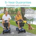 Vive 4 Wheel Electric Mobility Scooter for Travel