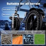 ByteTecpeak D04 Foldable Electric Wheelchair with 500W Motor