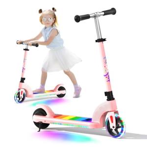 ANHAO Kids Electric Scooter with Adjustable Speed