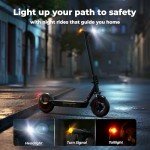 iScooter i10Plus/i10Max Fast Electric Scooter Adults, 50/80 KM Range, Support APP One-click Lock, Dual Suspension, 3 Braking Systems & Turn Signals, 120KG Capacity