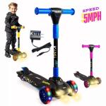 KIMI Kids Electric Scooter with Light-Up Wheels