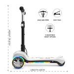 Kids 3-Wheel Electric Scooter with LED Light