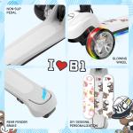 Kids 3-Wheel Electric Scooter with LED Light