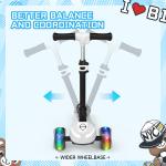 Kids 3-Wheel Electric Scooter with LED Light