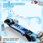 Kids 3-Wheel Electric Scooter with LED Light