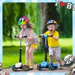 Kids 3-Wheel Electric Scooter with LED Light