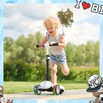 Kids 3-Wheel Electric Scooter with LED Light