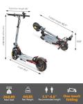 800W Electric Scooter for Adults - 28 MPH, 25 Mile Range