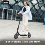 iScooter Electric Scooter, 350W Motor i8/i8L Electric Scooters Adult with Cuise Control, 20-30KM Range, 8.5Inch Tires, 3 Speed Mode, Double Braking System Fast E Scooter for Adults and Teens
