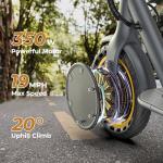 Foldable Electric Scooter, 350W/500W Motor, 19/22 mph