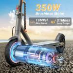 WERHY Foldable Electric Scooter with 350W/500W Motor