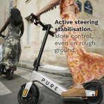 Pure Flex Electric Scooter Adult, Ultimate Riding Position, 24.8mi (40KM) Long Range, 500W Motor, Lightweight Foldable Electric Scooters, E Scooter with 10'' Tubeless Tyres and Indicators