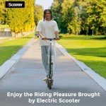 iScooter Electric Scooter, 350W Motor i8/i8L Electric Scooters Adult with Cuise Control, 20-30KM Range, 8.5Inch Tires, 3 Speed Mode, Double Braking System Fast E Scooter for Adults and Teens