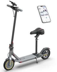 Electric Scooter with Seat, 16 Mph Speed