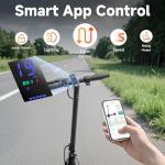 Folding Electric Scooter with Seat - 21 Mile Range