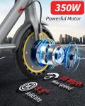 Electric Scooter with Seat, 16 Mph Speed