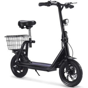 Electric Scooter Adult, E Scooter Long Range, Max Speed 25km/h, 350W Motor, Triple Braking System, Foldable and Portable