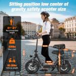 INSDRGN C14 Foldable Electric Scooter for Adults