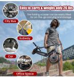 500W Foldable Electric Scooter, 20MPH, 21Mi Range