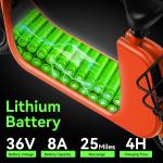 Foldable Electric Scooter with Seat and Basket