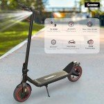 iScooter Electric Scooter, i8L Electric Scooters Adult with Cuise Control, 30KM Long Range, 350W Motor,3 Speed Mode, Double Braking System Fast E Scooter for Adults and Teens
