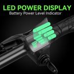 Foldable Electric Scooter with Seat and Basket