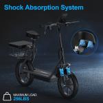 LADPED LPBS Foldable Electric Scooter with Seat