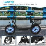 LADPED LPBS Foldable Electric Scooter with Seat