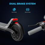 Folding Electric Scooter with App and Shock Suspension