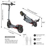 48V 800W Electric Scooter with Off-Road Fat Tires