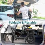 Upgraded Electric Scooter with Seat and Suspension