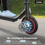 iScooter Electric Scooter, i8L Electric Scooters Adult with Cuise Control, 30KM Long Range, 350W Motor,3 Speed Mode, Double Braking System Fast E Scooter for Adults and Teens