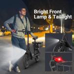 Upgraded Electric Scooter with Seat and Suspension