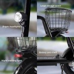Electric Scooter Adult, E Scooter Long Range, Max Speed 25km/h, 350W Motor, Triple Braking System, Foldable and Portable