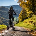 6000W Dual Motor Folding Electric Scooter 11" Tire