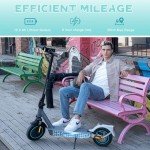 RCB R19 Electric Scooter Adult,Long-Range E-Scooter,Max 25km/h,Comfortable Shock Absorption,APP Connectivity,Foldable, Safe Braking System,LED Display, for Adults and Teenagers!