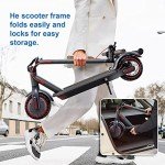 Folding electric scooter for adults, 10.4Ah class A battery, range 25~35Km, APP connection Donate lock and phone holder