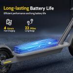 NAVIC Foldable Electric Scooter with 350W Motor