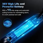 Adult Electric Scooter - 19 MPH, 21-Mile Range