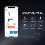 RCB R19 Electric Scooter Adult,Long-Range E-Scooter,Max 25km/h,Comfortable Shock Absorption,APP Connectivity,Foldable, Safe Braking System,LED Display, for Adults and Teenagers!